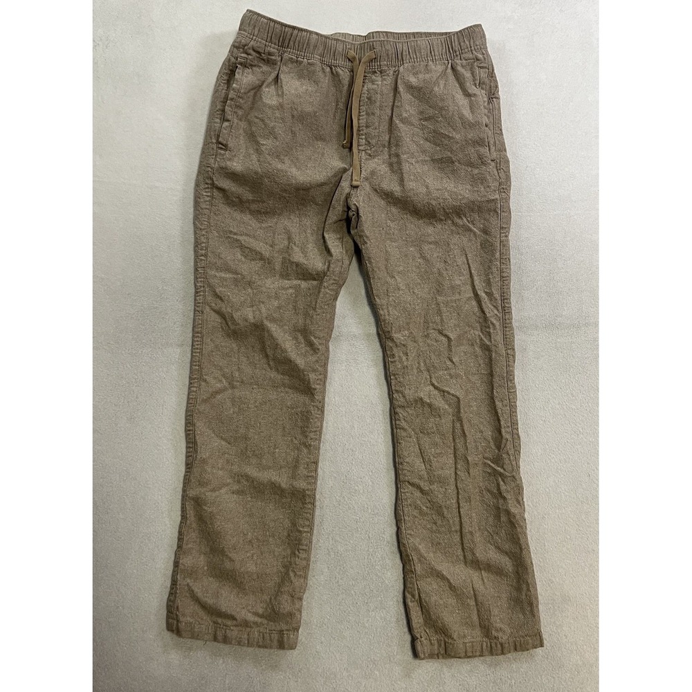 Katin Isaiah Local Pants Men's Size Medium Beige Linen Blend Chino Jogger Casual